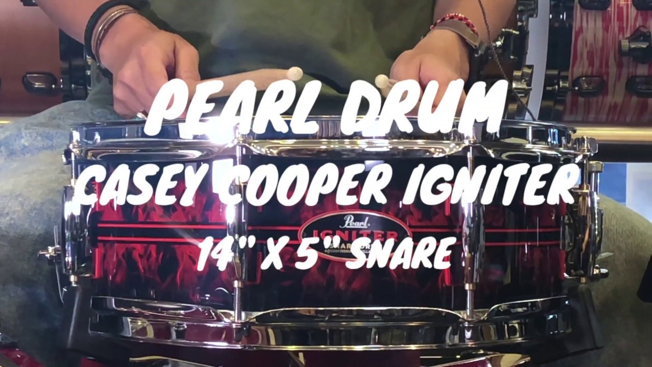 Pearl Drums 14" x 5" CASEY COOPER IGNITER Snare Drum Review (CC1450S/C)