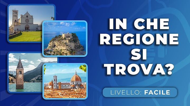 Indovina la REGIONE dal MONUMENTO - Quiz FACILE