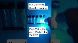 Early Color #Television Phosphor Samples made by #Yale University 1954 to the early 1960s RBG #NTSC