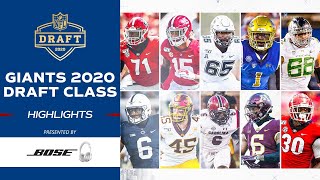 Watch all the top highlights from giants 2020 nfl draft class. andrew
thomas, xavier mckinney, matt peart, darnay holmes, shane lemieux, cam
brown, carte...