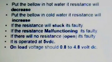 Air Conditioner Sensors Testing Methods In Urdu/Hindi