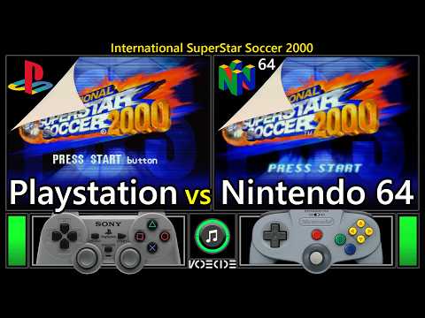 International Superstar Soccer 2000 (PlayStation vs Nintendo 64