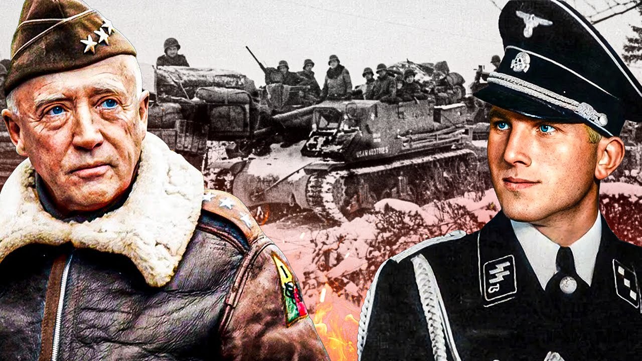 Какво се СЛУЧИ, когато СС се сблъска с елита на Патън в Ардените? | Документален филм