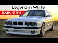 BMW E34  Legend in White // bmw 5 series // БМВ Е34 Легенда в белом // M5 // М5