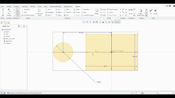 Types of Dimensions in Creo Parametric explained with example -Weak Strong Locked Dimension