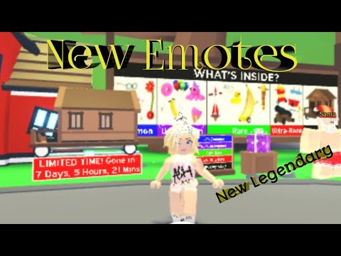 New Emotes New Legandary Adopt Me Roblox Youtube - all new adopt me emotes update codes 2019 adopt me emotes update roblox