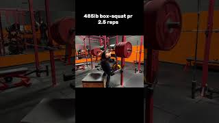 485 lb box squat pr