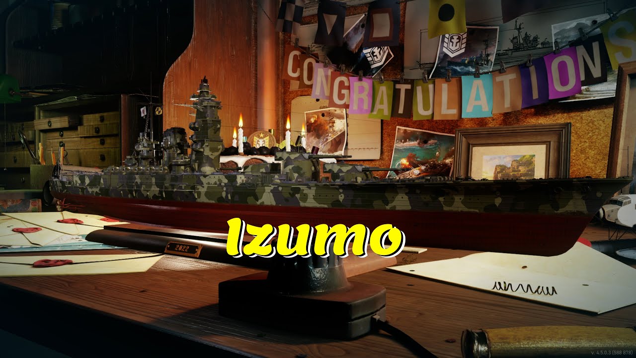 Meet The Izumo Tier 8 Japanese Battleship World of Warships Legends