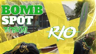 "RIO" MODERN  WARFARE 3 THROWING KNIFE BOMBSPOT TUTORIAL  with BLADEZ AK