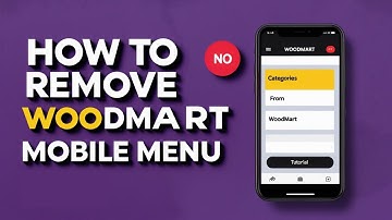 How to Remove Categories from WoodMart Mobile Menu | WoodMart Tutorial