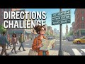 Directions Challenge 🗺️ Learn City & Navigation Vocabulary with Sarah (A1 Level)