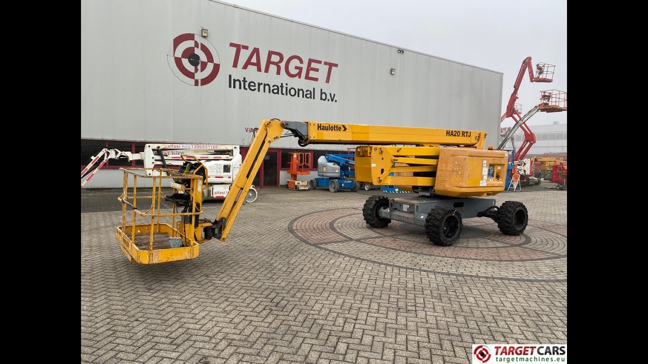 783764 HAULOTTE HA20RTJ 4x4 DIESEL ARTICULATED BOOM WORK LIFT W/JIB 2060CM 2016 AD127846
