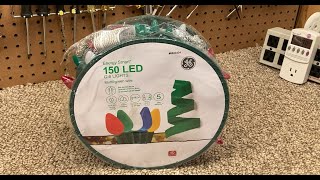 Christmas 2025 | General Electric Energy Smart 150 LED Multi Color C6 Christmas Lights Review