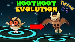 Evolving HOOTHOOT to NOCTOWL (Pokemon Go GEN 2 Evolution)