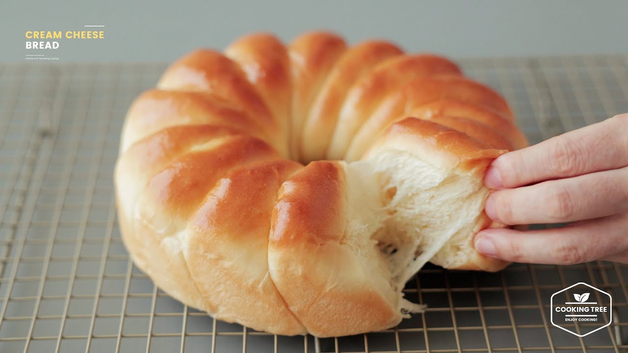 ⁣보들보들🧡크림치즈 빵 만들기 : Cream cheese Bread Recipe | Cooking tree