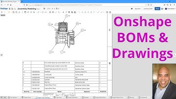 Onshape - How to Create Bills of Materials (BOMs) and Callouts in Drawings