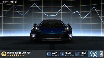 Need For Speed No Limits Lotus Exige Cup 380 Unlocked tuning