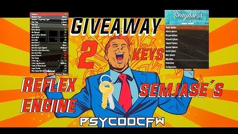 ❤️💥🎊3000 SUBS🎊💥❤️ GIVEAWAY SEMJASES AND REFLEX KEY 💣(*END*)