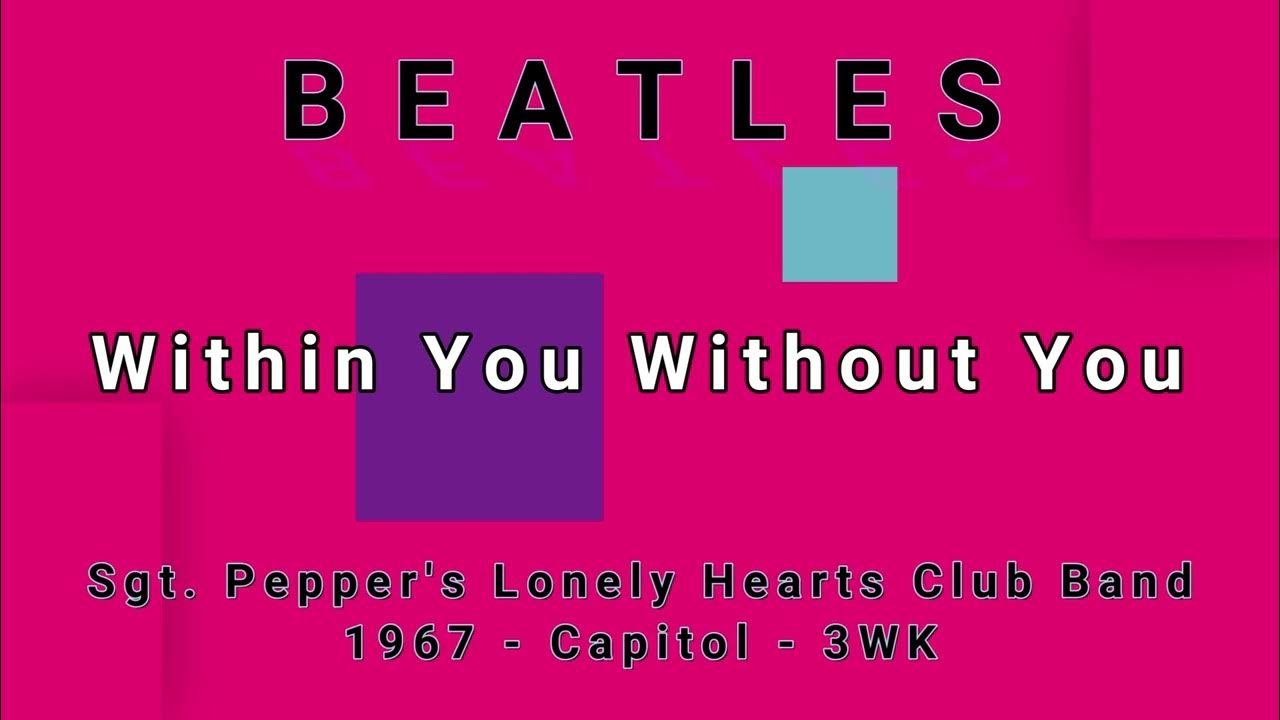 BEATLESWithin You Without You (vinyl) YouTube