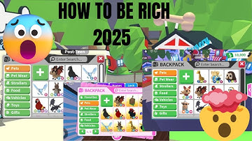 HOW TO BE RICH *2025* IN ADOPT ME ! (FAST AND EASY)