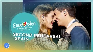 Amaia y Alfred - Tu Canción - Exclusive Rehearsal Clip - Spain - Eurovision 2018