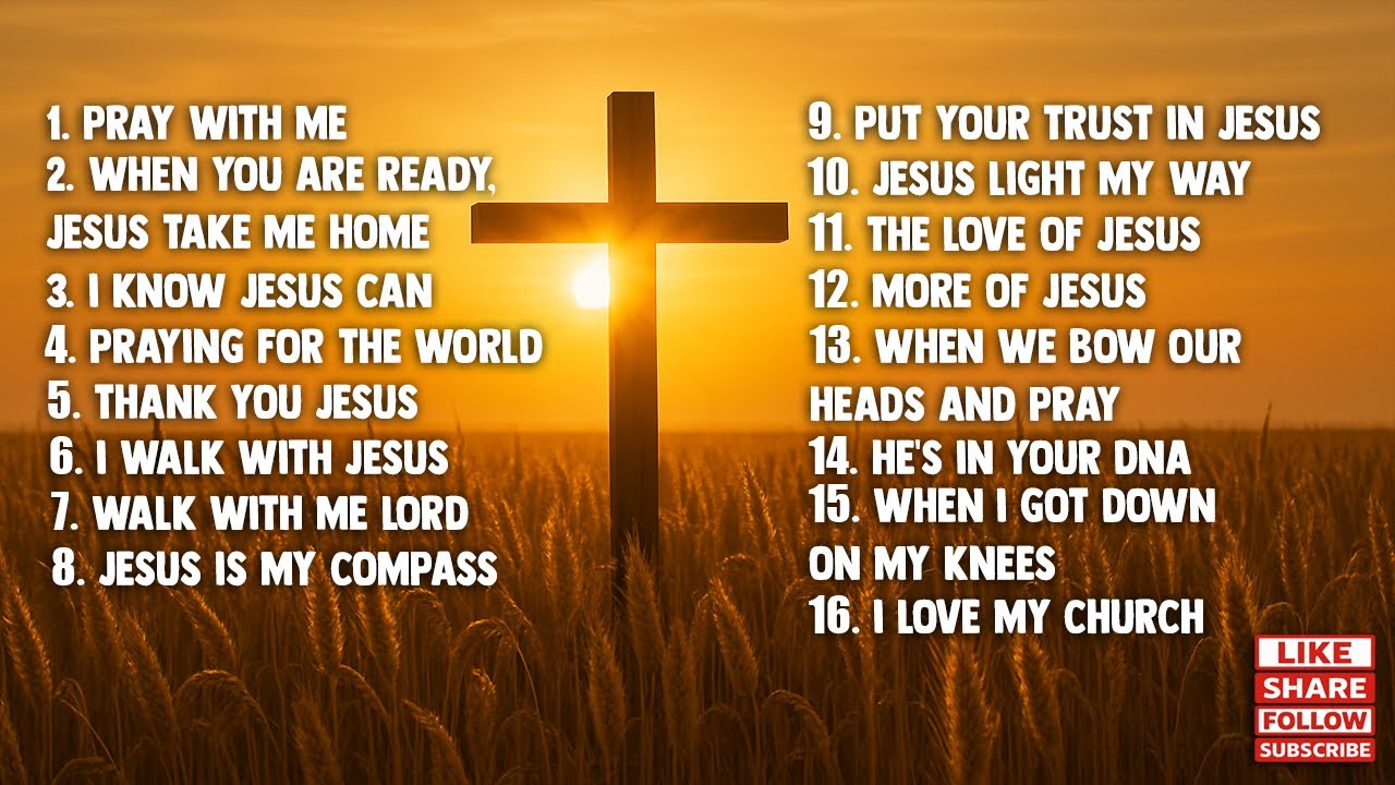 🙏 Christian Country Worship Collection | 16 Relaxing Songs for Faith & Peace 🌅