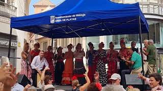Grupo flamenco Calle Larios Feria Málaga 2023
