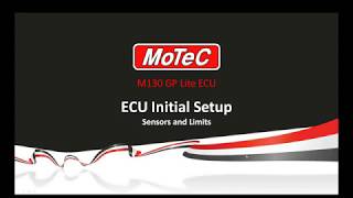 GP Lite   ECU Initial Setup Sensors & Limits