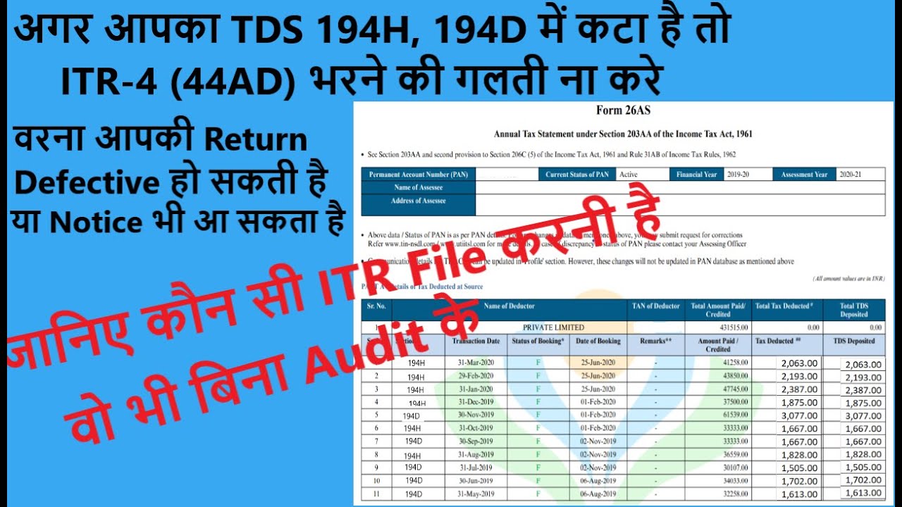 Commission की Tax Return कैसे File करे I ITR3 बिना Audit