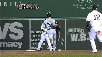 CWS@BOS: Beckham plates De Aza with a double to right