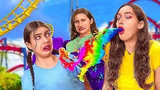 GIRLS AT THE AMUSEMENT PARK || Fun Adventures On Vacation by BadaBOOM!