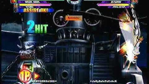 MvC2 Online (360): Josh 360 (IM/Storm/Sent) vs JoeySaintzCrack (MSP) 18 .:4.2.10:.