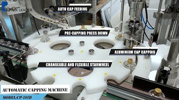 Automatic Cap Elevator and ROPP Capping Machine