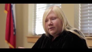What A Blind Albino Student Goes Through Her Daily Life