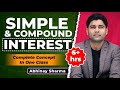 Ssc maths  compound  simple interest in one class  best concept for all exams  abhinay sir