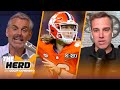 Colin and Analyst Daniel Jeremiah fill out their 2021 NFL Mock Draft | NFL | THE HERD
