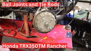 Honda TRX350TM Ball Joints and Tie Rods. Gonna Make this Quad Turn Again.