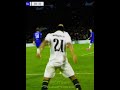 Rodrygo hace la celebracion de CRISTIANO