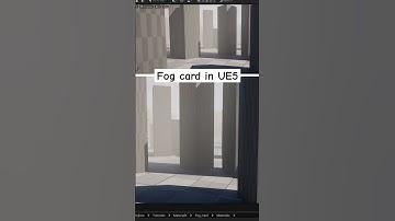 Fog card in unreal engine. Full tutorial on my other channel. Link in bio #fog #ue5 #material #mist