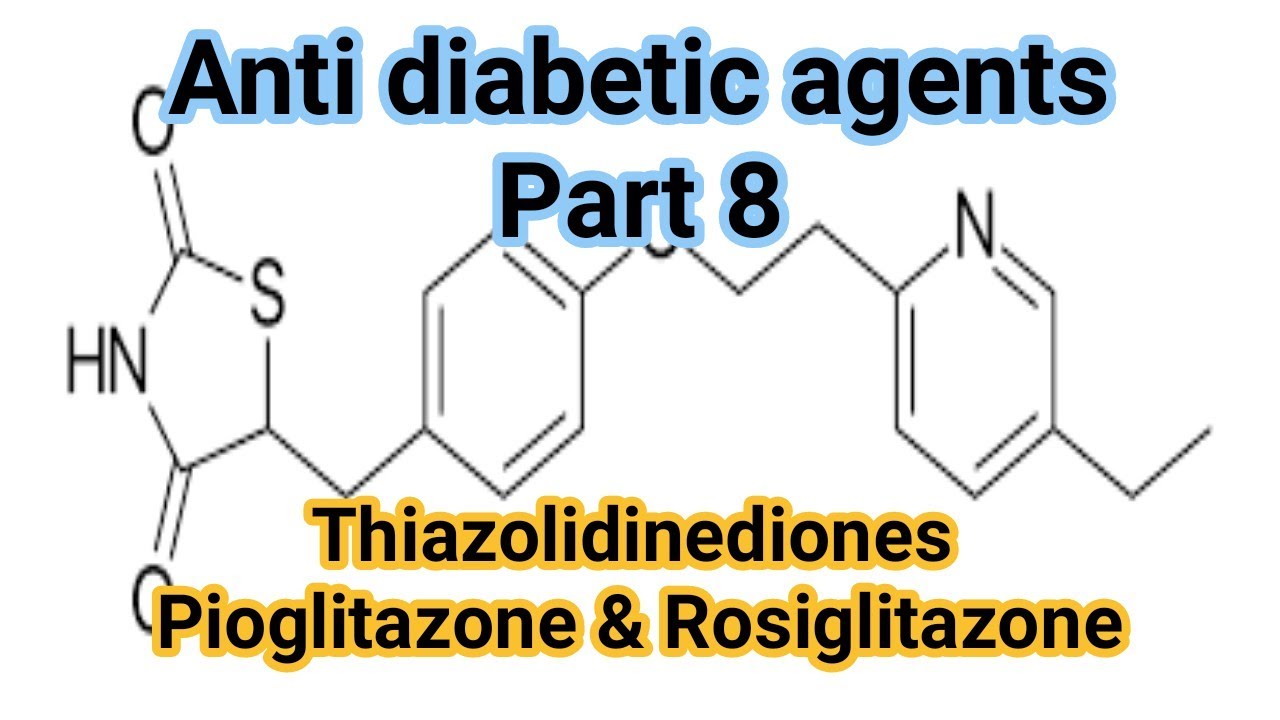ThiazolidindionesAntidiabetic agents Medicinal Chemistry III B