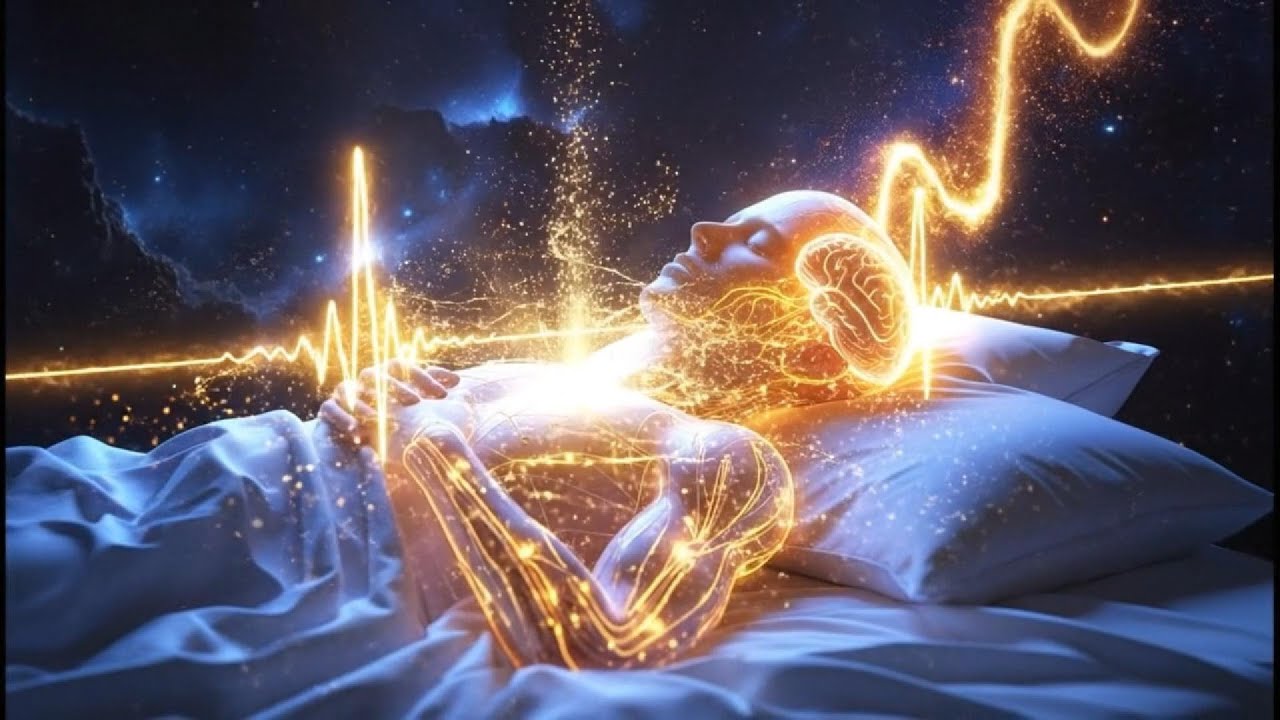 432Hz + 528Hz + 741Hz + 1111Hz | The DEEPEST Healing Sleep: Whole Body Regeneration, Relieve Stress