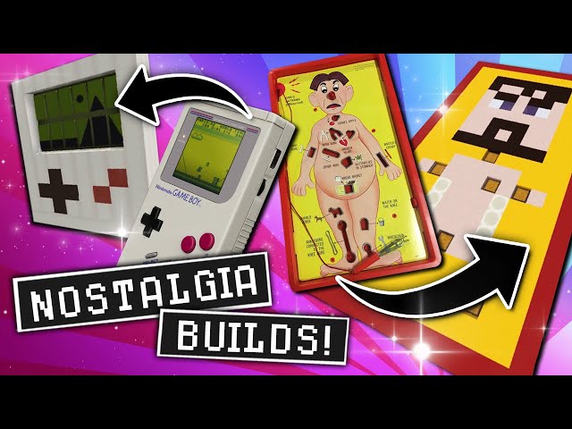 We're getting real nostalgic with these kids toys in the Minecraft