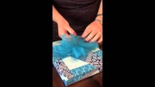 How to Make a Simple Tulle Bow
