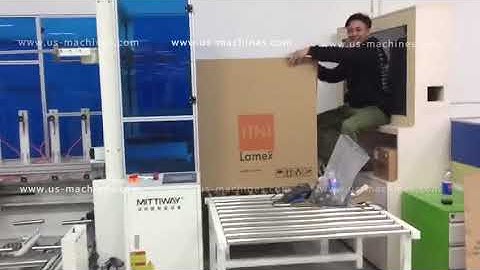 Automatic huge carton box forming erecting feeding machine big box