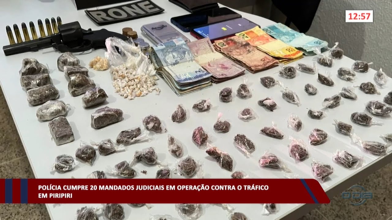 Polícia cumpre 20 mandados judiciais em operação contra o tráfico em Piripiri 17 07 2023