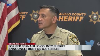 Former Bernalillo County Sheriff Manny Gonzales announces U.S. Senate bid