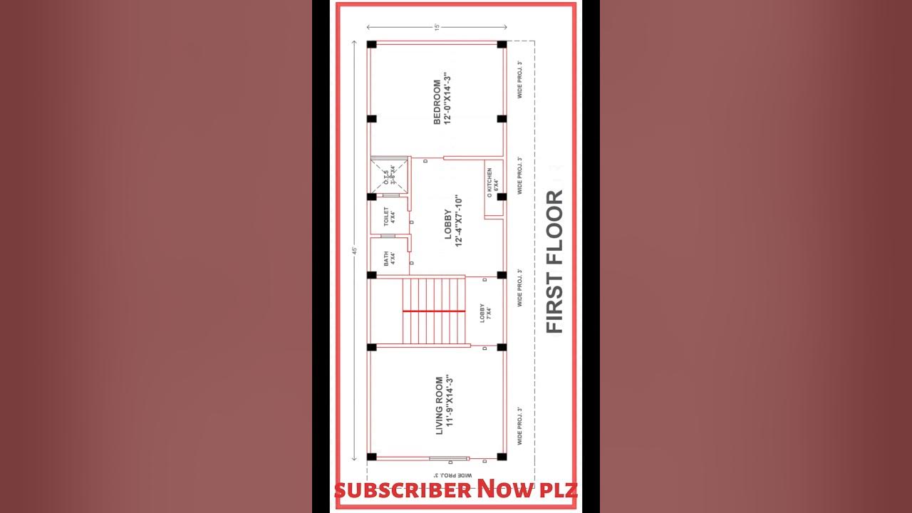 45x15-house-plan-commercial-residential-apartment-viral-vastu-shorts-house-autocad-2d