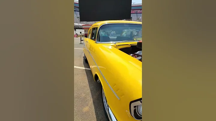 Beautiful yellow 57 #Chevy #belair please #subscribe if want #watch more #shorts