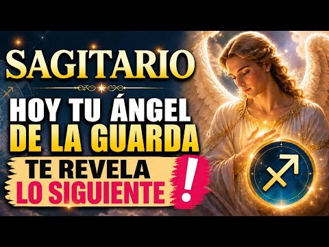 ♐️🏹SAGITARIO🏹♐️🚨🪽 NO IGNORES LO QUE TU ÁNGEL TE REVELA HOY 🪽🚨
