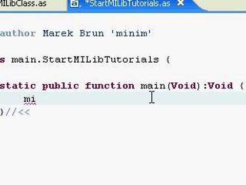 MILibTutorial - 01 - Hello World